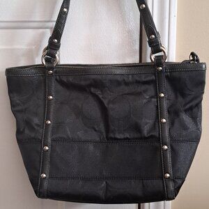 Coach AUTHENTIC Signature C Studded Lurex tote, 12905